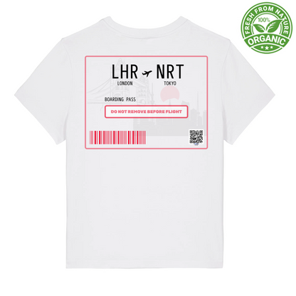 london tokyo travel t-shirt woman