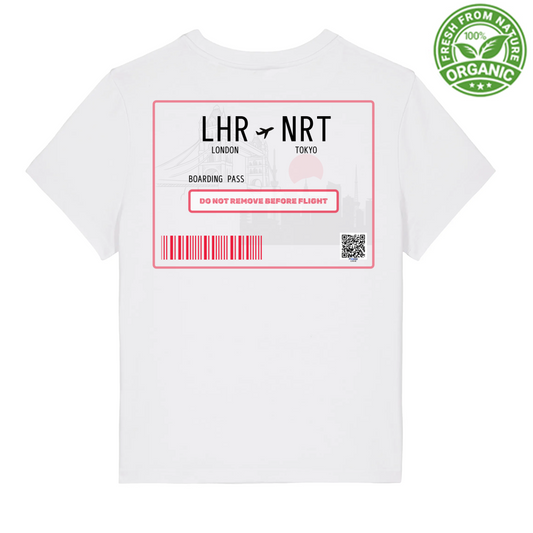 london tokyo travel t-shirt woman